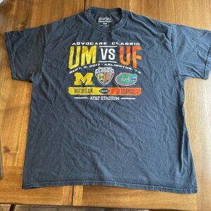 Michigan Wolverines Vs UF T Shirt Size XL  Advocare Classic 2017